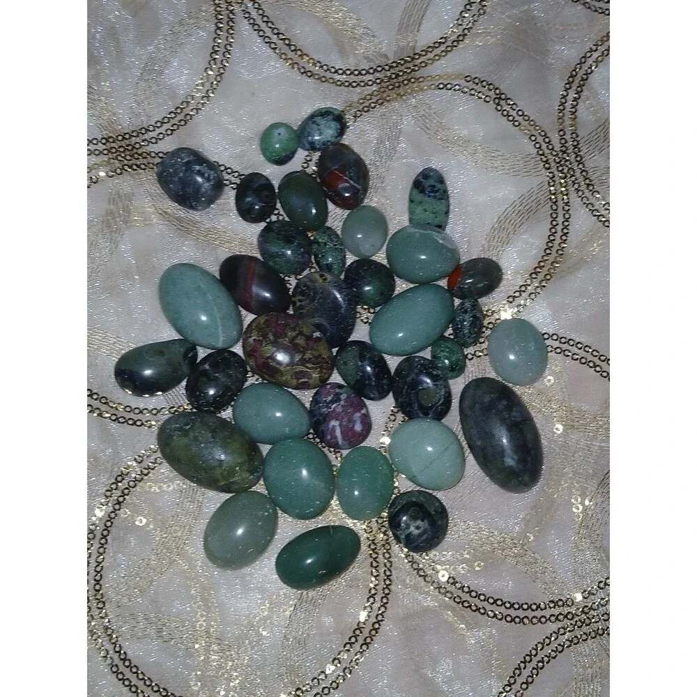 Green Tumble Stone Crystal Bundle